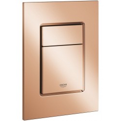 Flush wall plates for concealed cistern warm sunset dual flush valve material: ABS Pneumatic, color: Pink Gold surface: Glossy