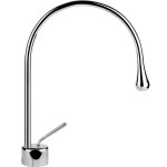 Wash basin tap Deck-mounted L size material: Brass mixer Without waste 36 cm, color: Chrome surface: Glossy Deck-mounted Wash basin tap Deck-mounted L size material: Brass mixer Without waste 36 cm, color: Chrome surface: Glossy Deck-mounted