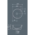 Washbasin Free standing 42x42x18 material: Porcelain Without hole Without overflow Bianco Glossy, color: White surface: Glossy Free standing Washbasin Free standing 42x42x18 material: Porcelain Without hole Without overflow Bianco Glossy, color: White surface: Glossy Free standing