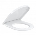 Wall-mounted toilet & toilet seat soft closing, style: Wrapover hidden fixation Self-Cleaning / Rimless White Alpin AntiBacterial CeramicPlus TwistFlush 56x37 surface: Glossy, color: White Wall-mounted Wall-mounted toilet & toilet seat soft closing, style: Wrapover hidden fixation Self-Cleaning / Rimless White Alpin AntiBacterial CeramicPlus TwistFlush 56x37 surface: Glossy, color: White Wall-mounted