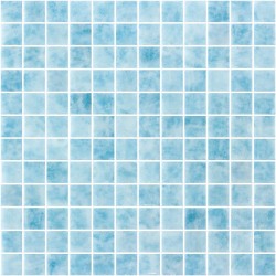 Pool mosaic 2,5x2,5 Spain, shape: Square 1st choice, hue: Blue Mosaics for pool