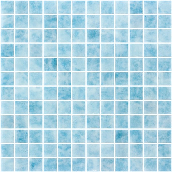 Pool mosaic 2,5x2,5 Spain, shape: Square 1st choice, hue: Blue Mosaics for pool