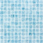 Ψηφίδα πισίνας 2,5x2,5 Ισπανίας, σχήμα: Τετράγωνο Α’ διαλογής, απόχρωση: Μπλε Ψηφίδες