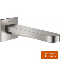 Spout (Nozzle) 168cm Wall-mounted material: Brass supersteel, color: Chrome surface: Brushed Bath spouts