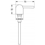 Dispenser material: Brass surface: Glossy, color: Chrome Dispensers
