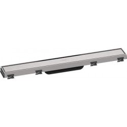 Shower channel cover material: Inox, color: Chrome Linear shower drains