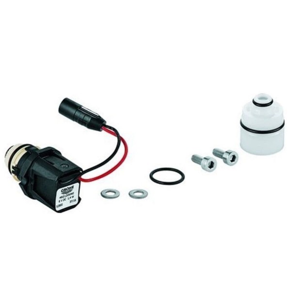 Waste valve electromagnetic material: Brass surface: Glossy, color: Chrome