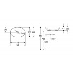 Νιπτήρας ελευθέρας τοποθέτησης 56x38x12 από πορσελάνη χωρίς οπή χωρίς υπερχείλιση stone white, CeramicPlus, χρώμα: Λευκό επιφάνεια: Ματ Ελευθέρας τοποθέτησης Νιπτήρας ελευθέρας τοποθέτησης 56x38x12 από πορσελάνη χωρίς οπή χωρίς υπερχείλιση stone white, CeramicPlus, χρώμα: Λευκό επιφάνεια: Ματ Ελευθέρας τοποθέτησης