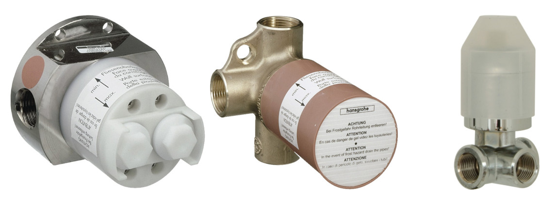 Diverters - concealed part